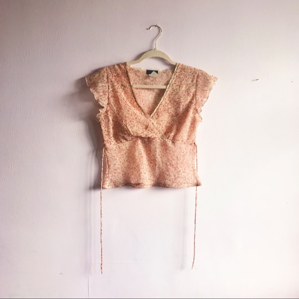 Vintage Floral Blouse